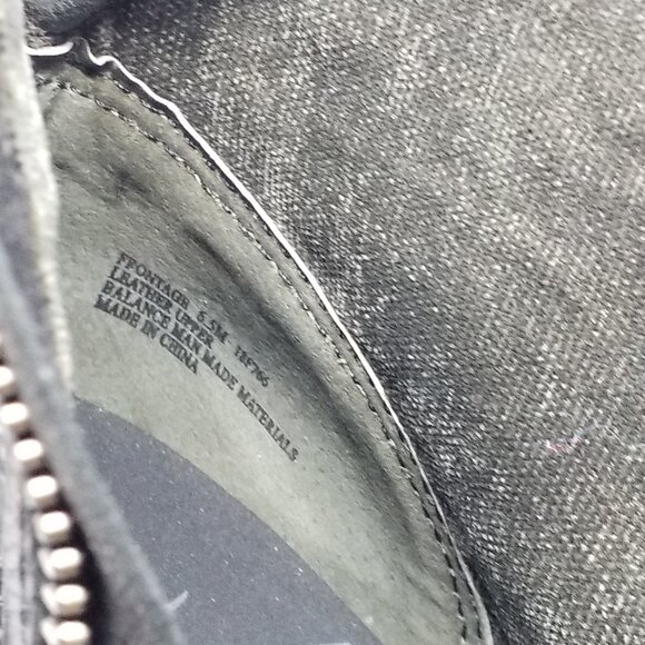 Studded Black Leather Ankle Boots OFF THE BEATEN PATH Size 6.5 - Picture 4 of 8